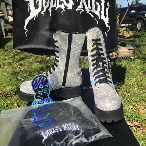 Dolls Kill Shoes - Billionaire Bling Boot